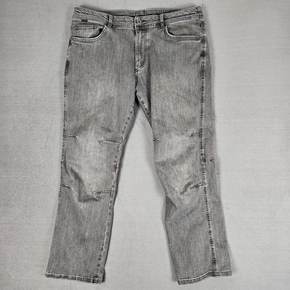 Kuhl Rydr Jeans Mens 38x30 Denim Pants Hiking Outdoors Stretch 5141 Gray Wash